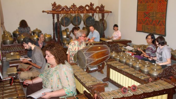 Javanese gamelan orchestra